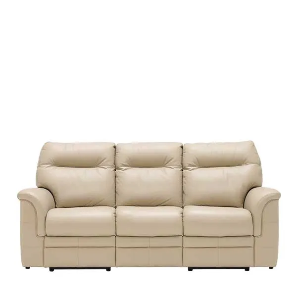 Parker Knoll Hudson 3 Seater Recliner Sofa Leather - Barker & Stonehouse