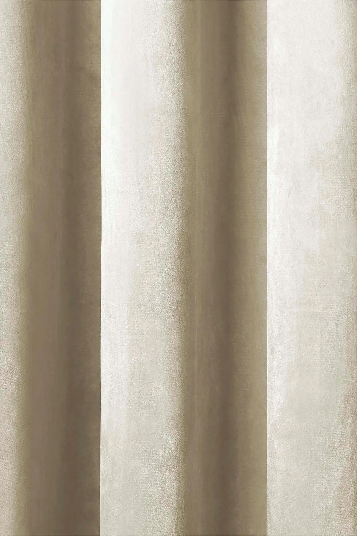 Laurence Llewelyn-Bowen Montrose' Velvet Blackout-Coated Pair of Eyelet Curtains in Ivory 3