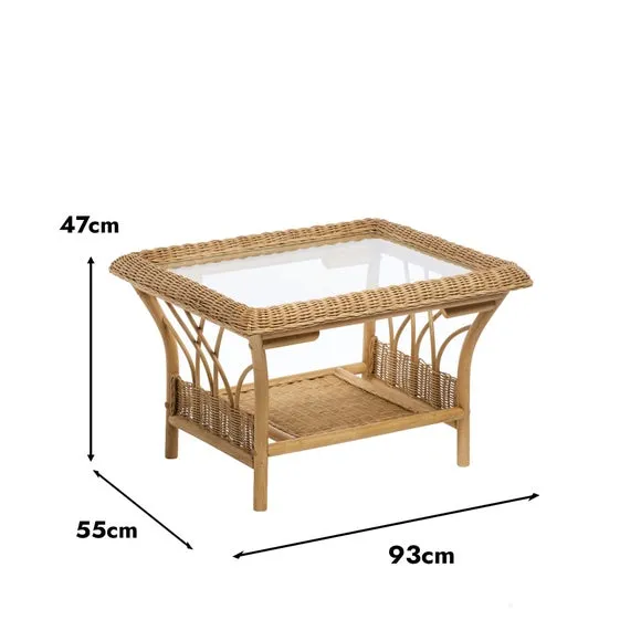 Desser Viola Rattan Coffee Table 3