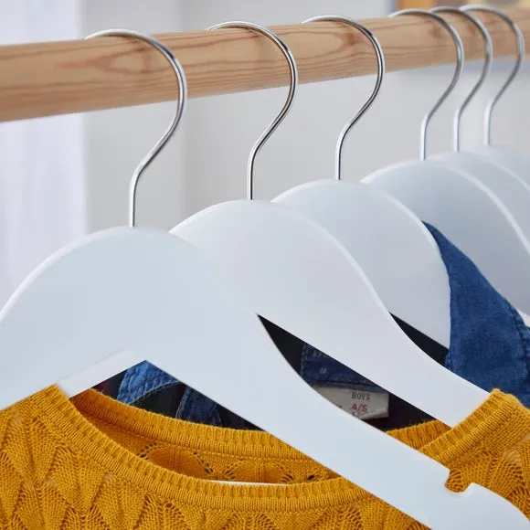 Pack of 6 Kids Wooden Hangers 2