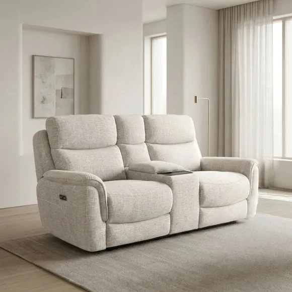 Elgin Power Recliner 2 Seater Sofa With Console