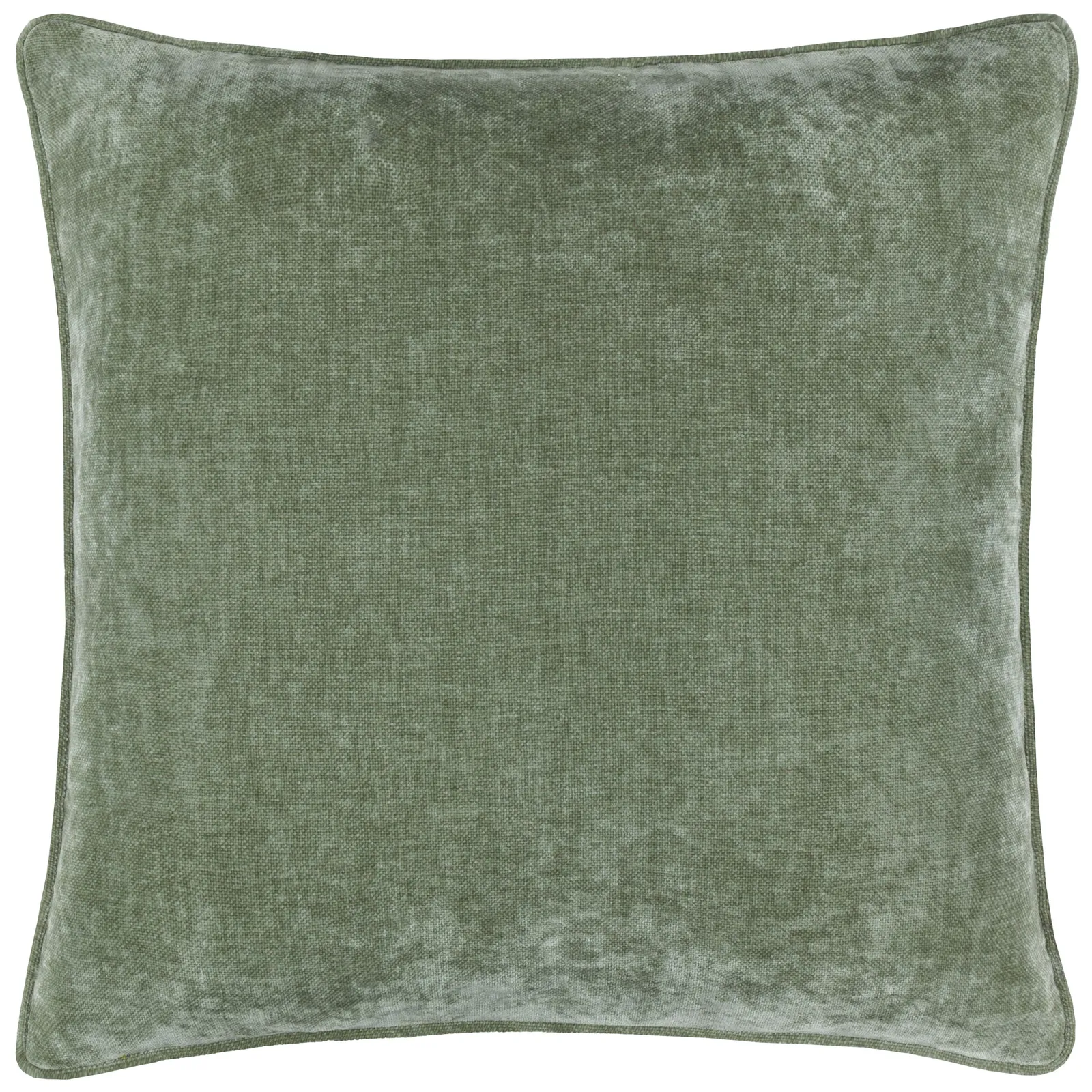 Yard Heavy Chenille Woven Piped Cushion in Light Green 2