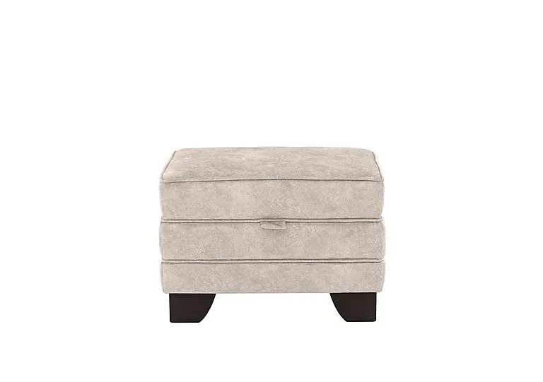 Mariah Small Fabric Storage Footstool