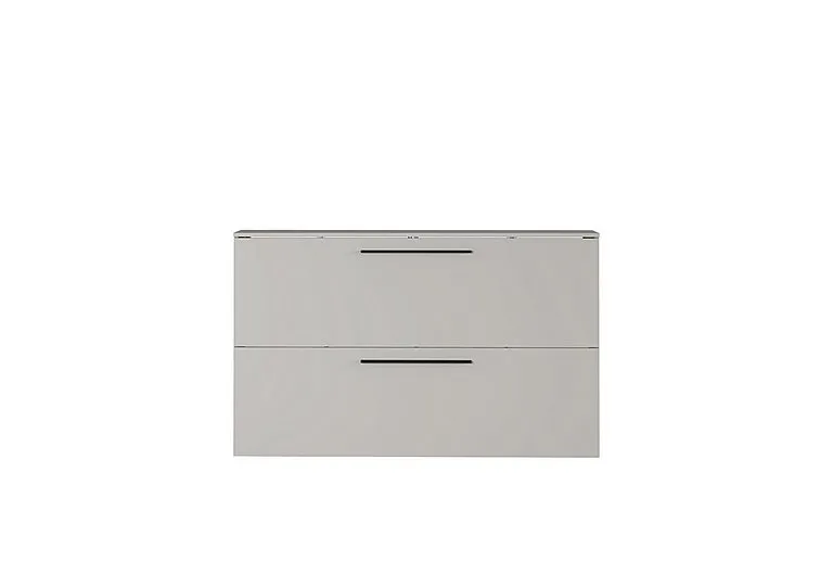 Avery Large 2 Door Shoe Cabinet - Cashmere