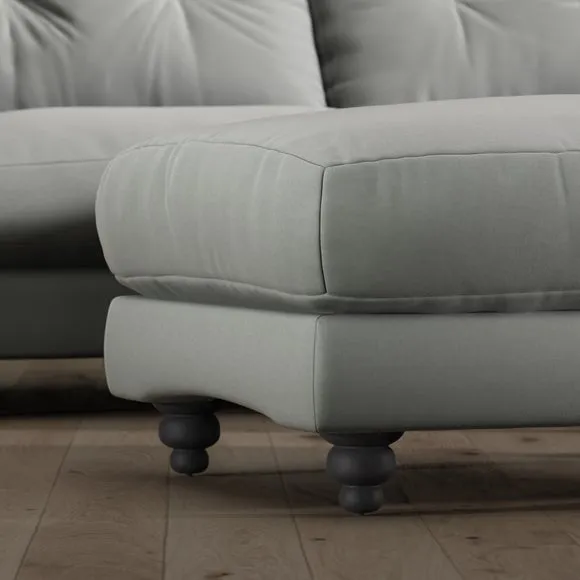 Martha Vintage Velvet Footstool 3