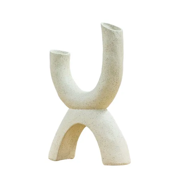 Gallery Direct Durham Vase Large 210x80x310mm, Cream 3