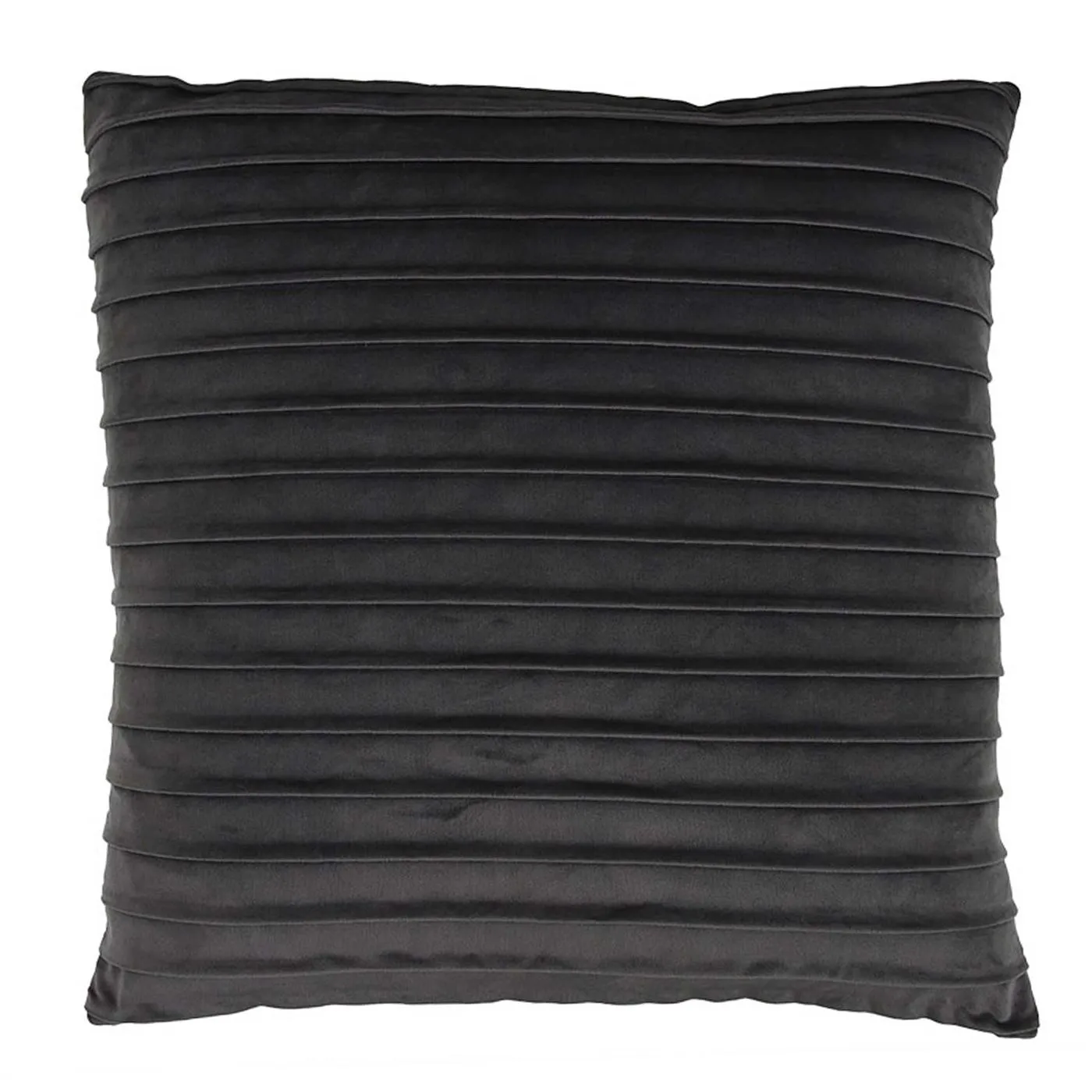 Charcoal Banded Cushion
