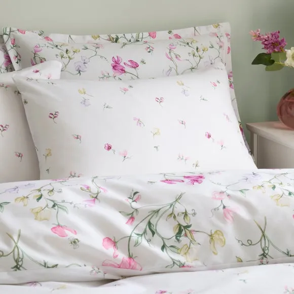 Raya Sweetpea Polycotton Duvet Cover & Pillowcase Set 5