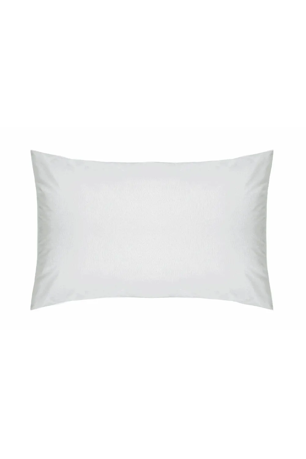 Belledorm Easy Care 200 Thread Count Cotton Polyester Percale Housewife Pillowcase in Light Grey 1