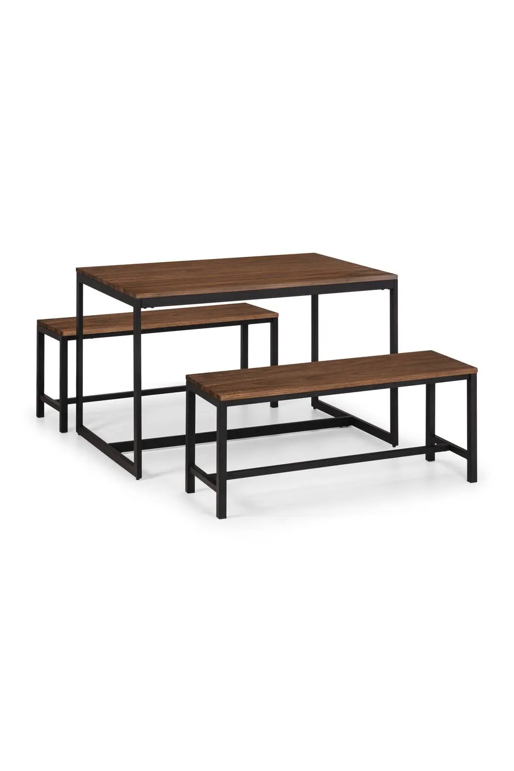 Julian Bowen Tribeca 2 Seater Dining Bench in Walnut 3