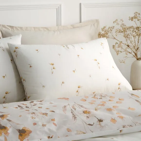 Watercoloured Floral Duvet Cover & Pillowcase Set 4