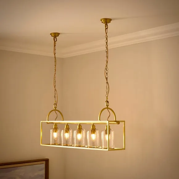 Churchgate Sharnford 5 Light Adjustable Diner Ceiling Light 2