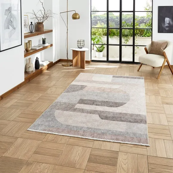 Whisper Geometric Rug 1