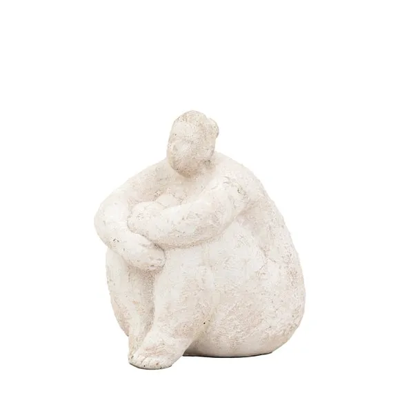 Crossland Grove Mrs Cement Decoration 170mm, Cream 3