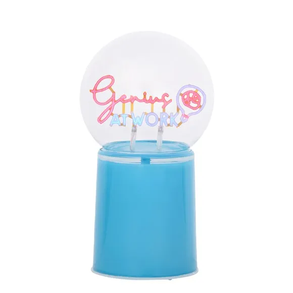 The Feel Good Club Signography Genius at Work Neon Table Lamp 4