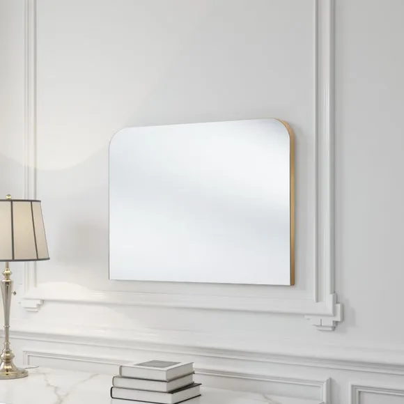 Yearn Radius Curved Overmantel Wall Mirror