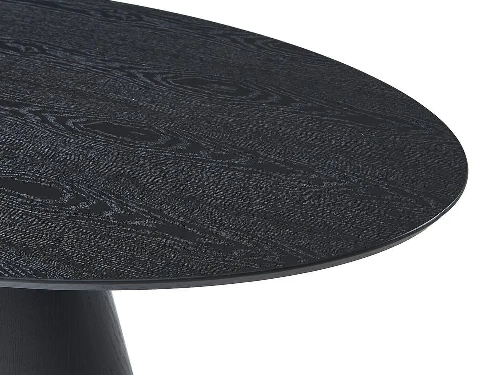 Vente-unique 6 - Seater Setting Dining Table In MDF - Black - ANTELADA 6