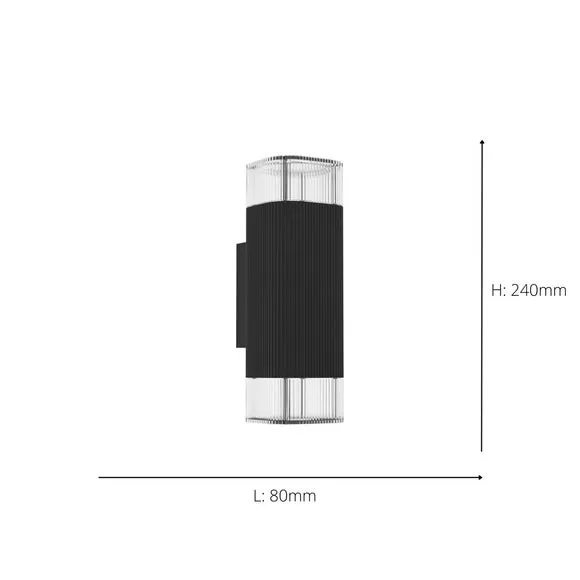 EGLO Castelnuovo 2 Light Outdoor Wall Light 4