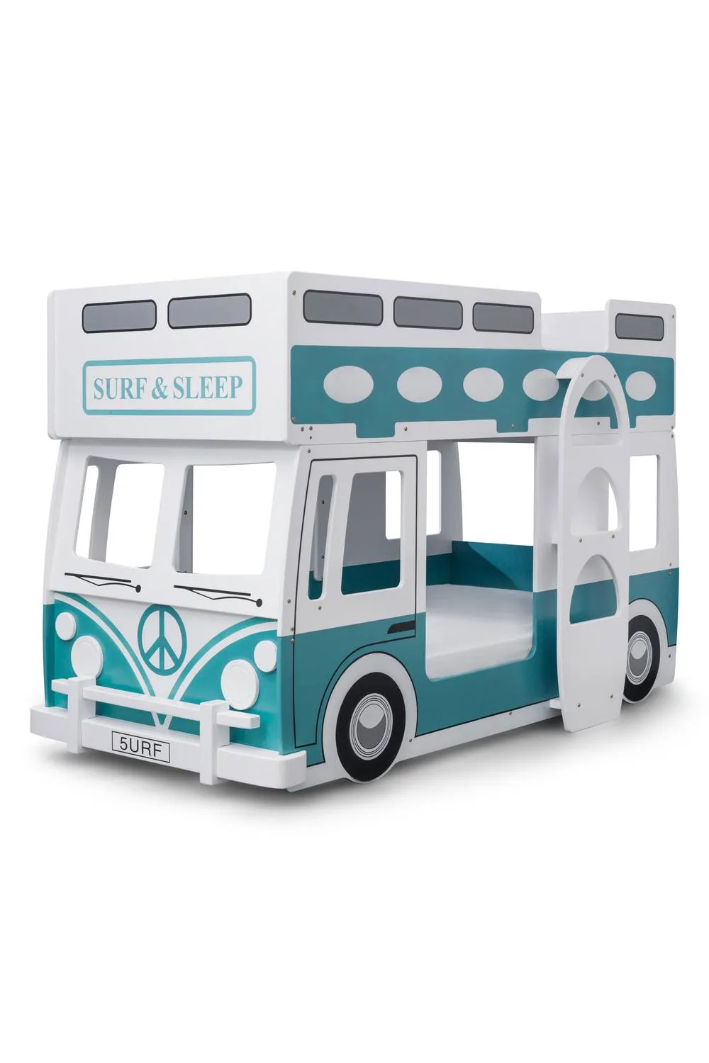 Julian Bowen Campervan Bunk Bed in Teal 3