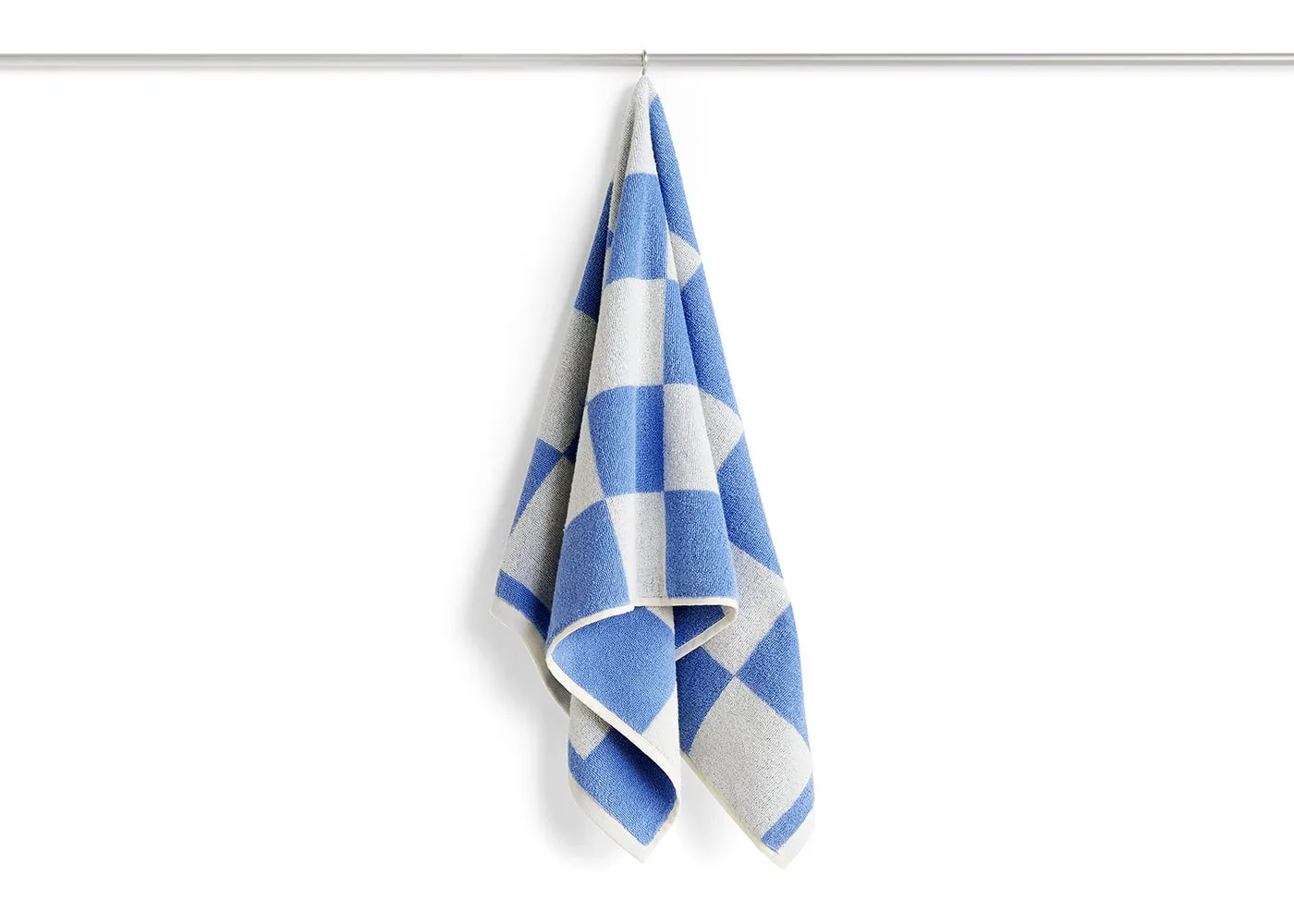 HAY Check Hand Towel Sky Blue