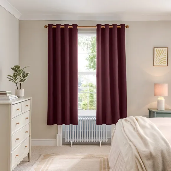 Luna Brushed Eyelet Curtains (Blackout Available) 4