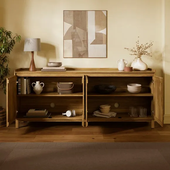 Humphrey Large Sideboard, Mango Wood Effect 2