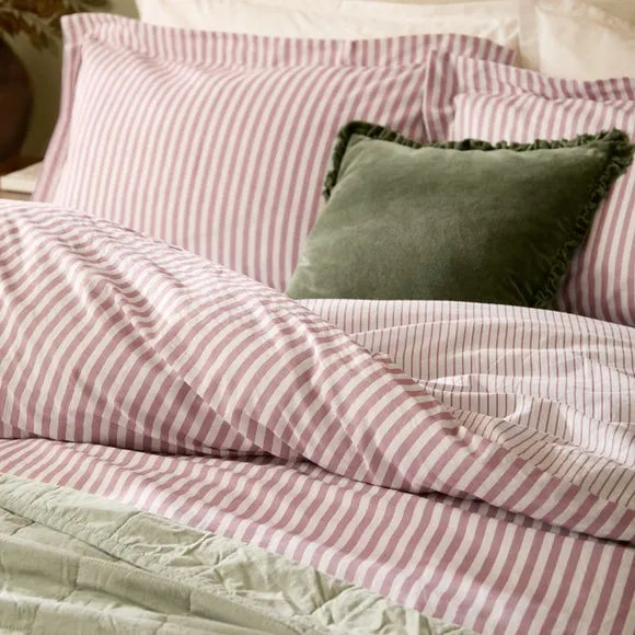 Yard Hebden Reversible 100% Cotton Duvet Cover & Pillowcase Set 2