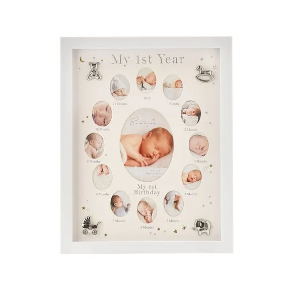 Bambino My First Year Grey Multi Photo Frame 2