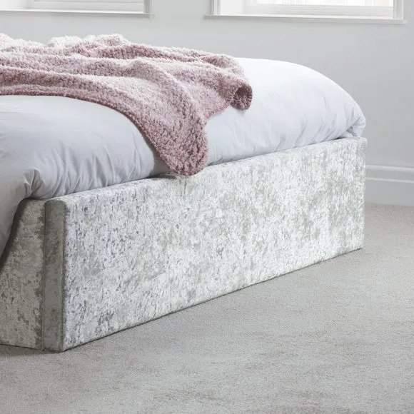 Berlin Crushed Velvet Ottoman Bed Frame 5