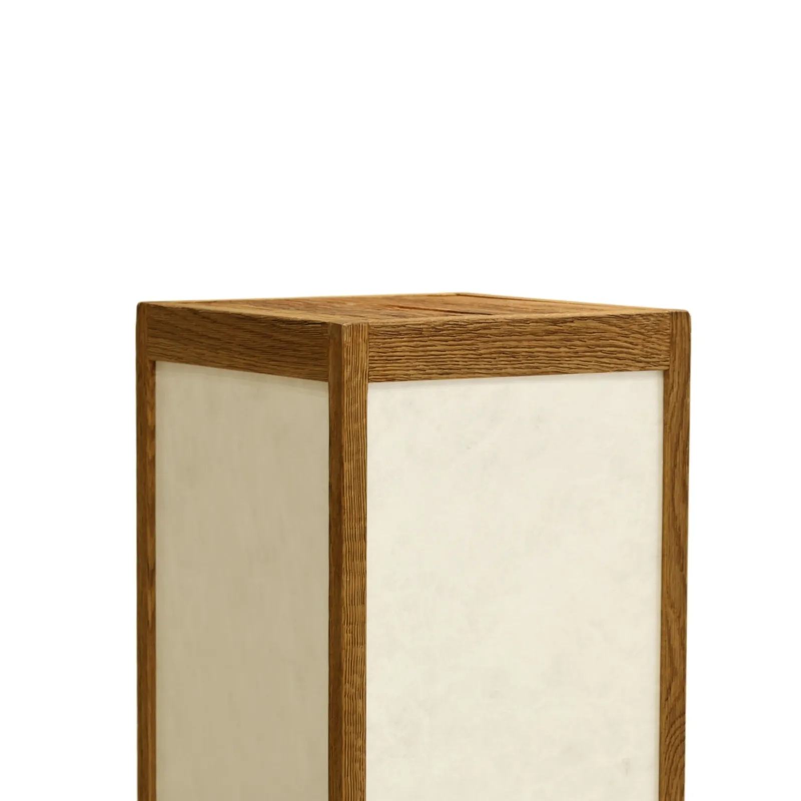 Chinese Style Floor Lamp 35X35X85Cm, White Oak | Barker & Stonehouse 3