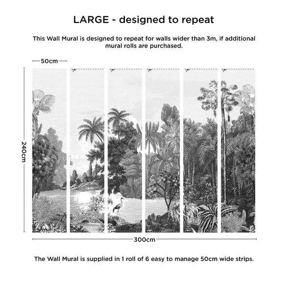Vintage Tropical Wall Mural 3