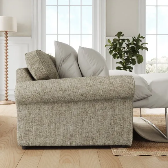 Flori Chunky Chenille 2 Seater Sofa Bed 2
