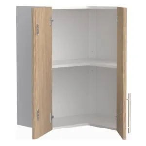 Wickes Orlando Scandi Oak L-Shape Corner Wall Unit - 625mm 2