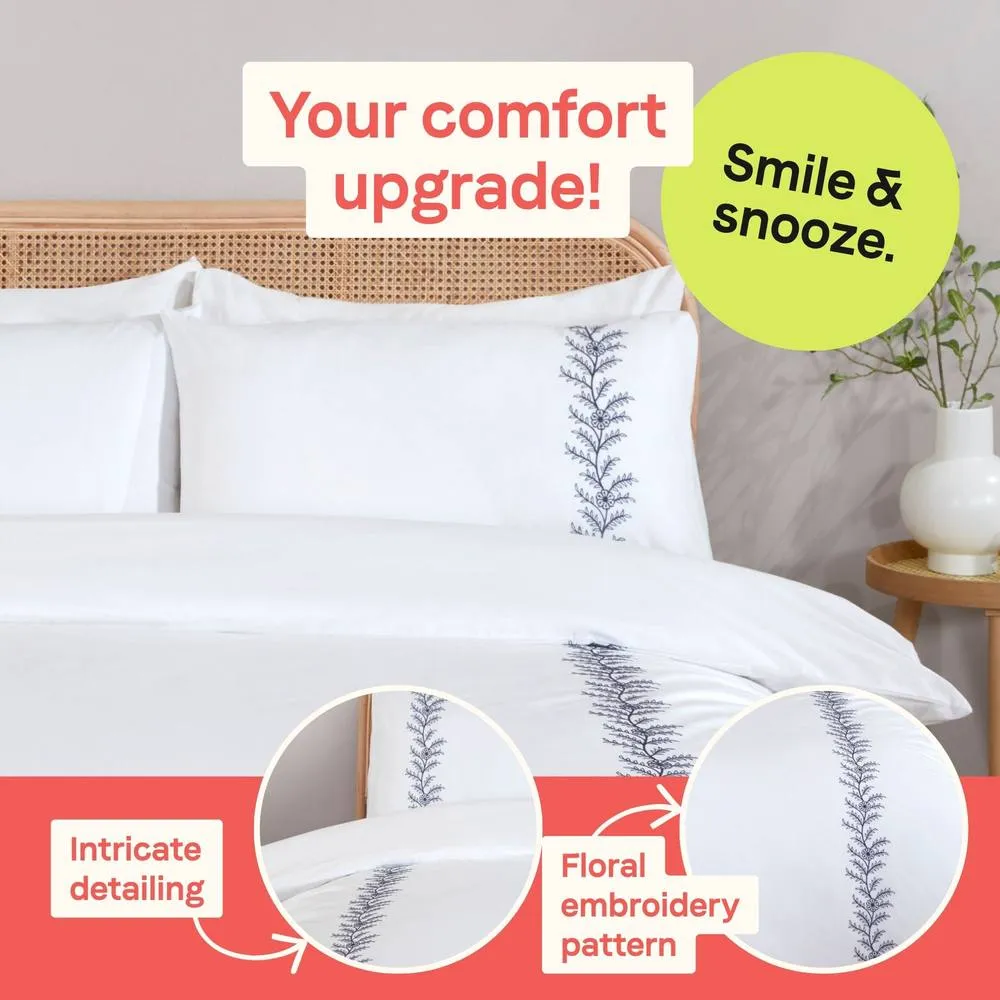 Rapport Home Ellie Floral Polycotton Duvet Cover Set with Pillowcase 2
