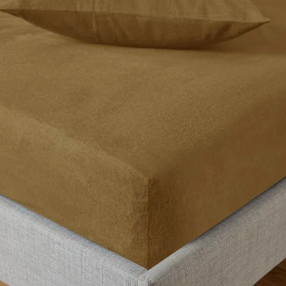 Soft & Cosy Luxury Brushed Cotton Fitted Sheet 1