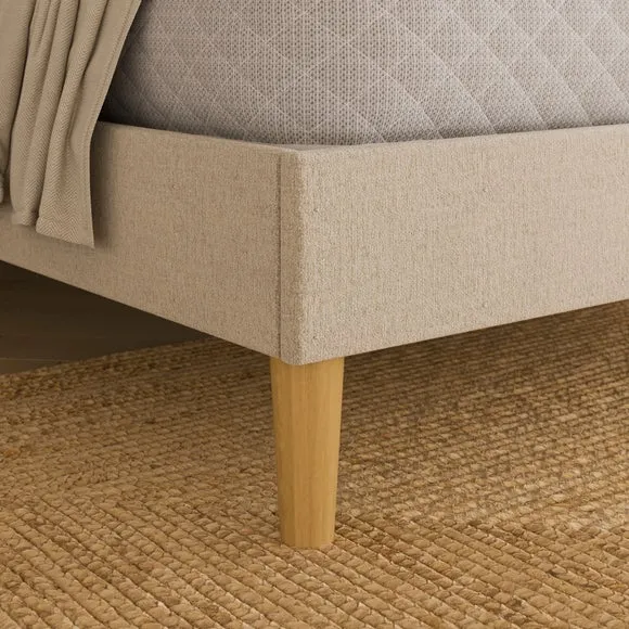 Emberly Chenille Bed Frame 3