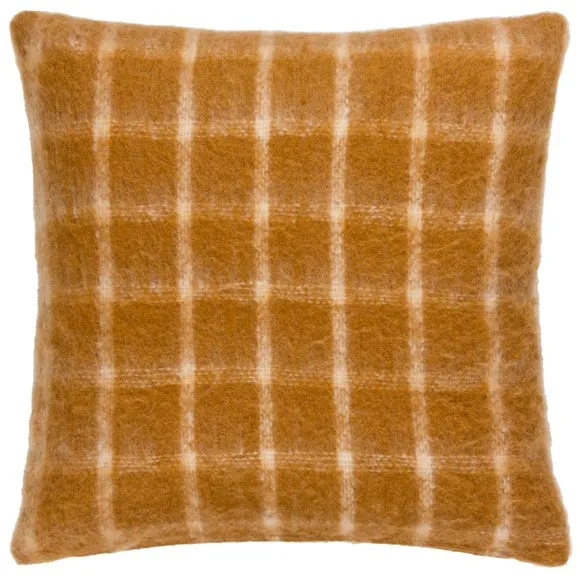 Yard Yarrow Check Square Cushion 3