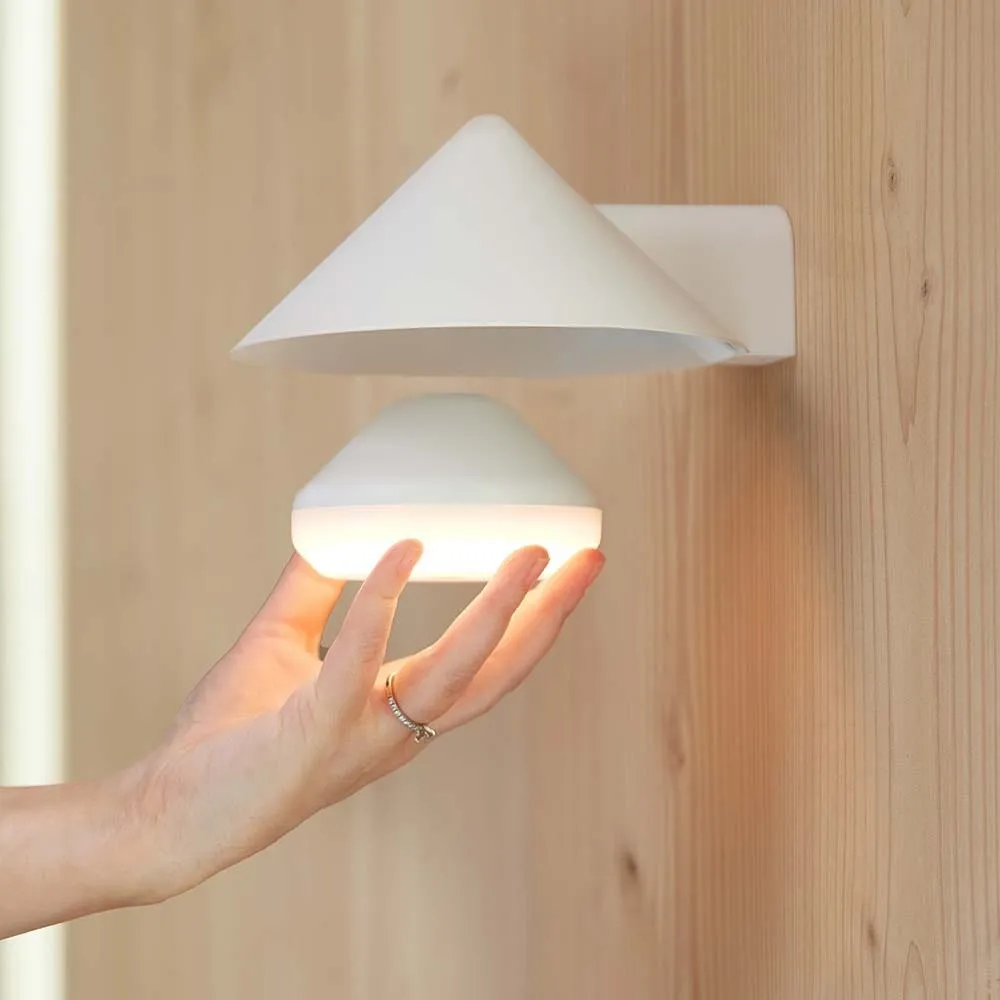 Frandsen Grasp LED Rechargeable Wall Light Matt Black 4