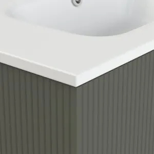 Duarti by Calypso Burford Ash Grey Vanity with Elsdon Basin - 800mm 2