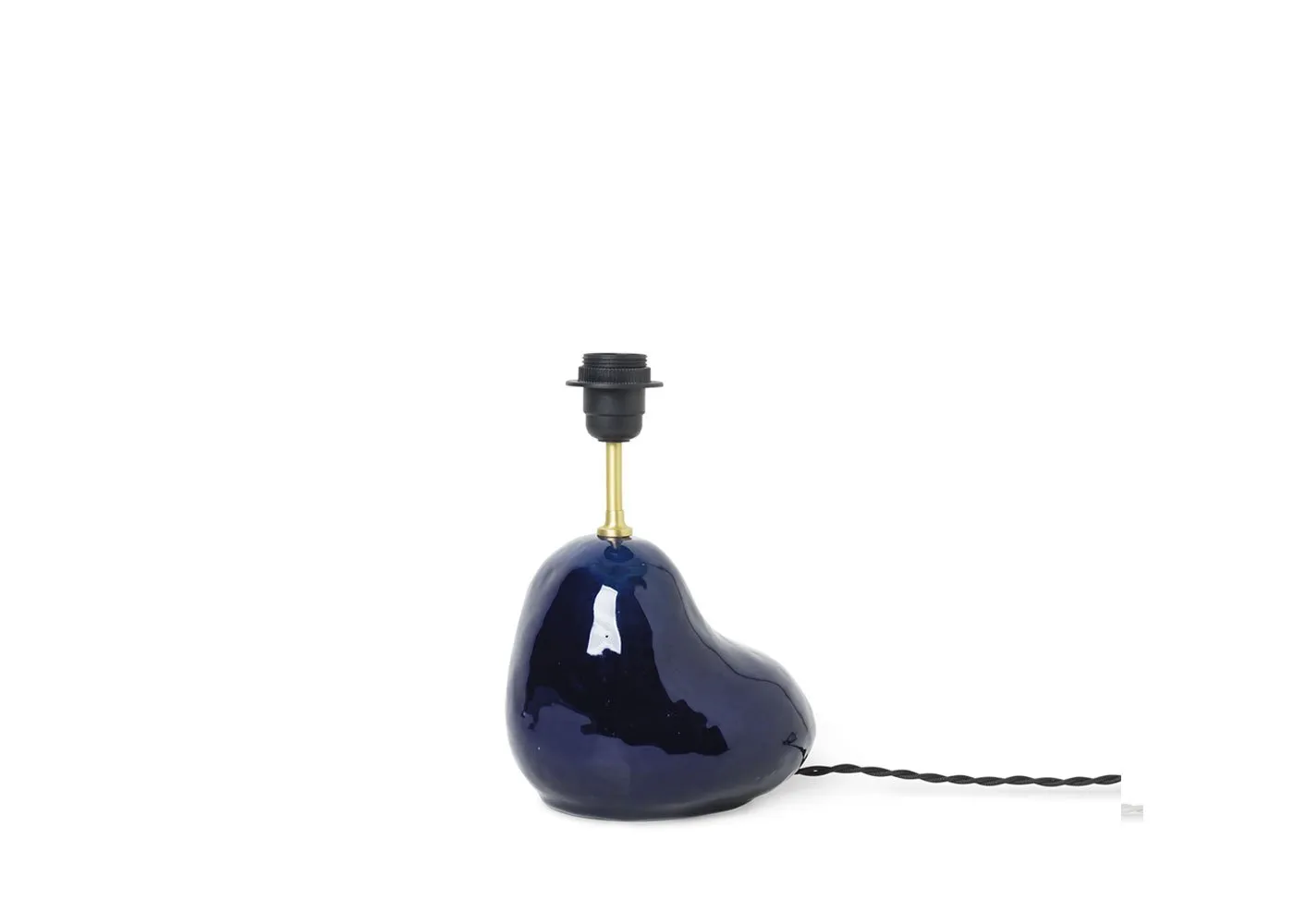 ferm LIVING Hebe Table Lamp Base Small Deep Blue