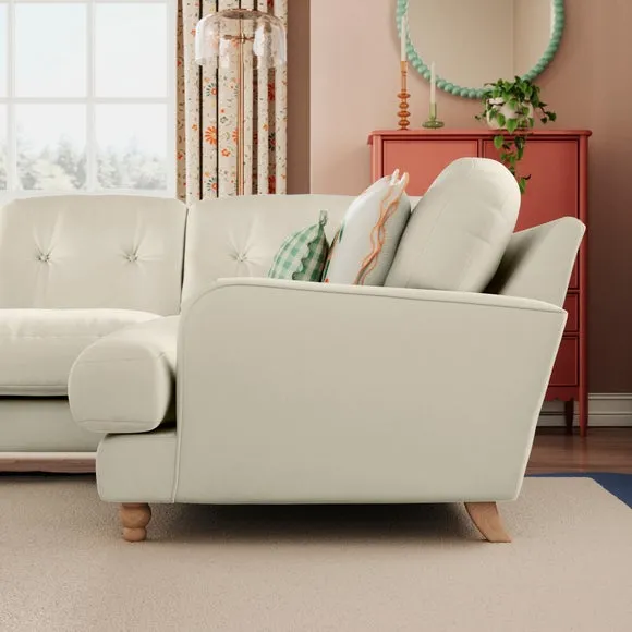 Martha Vintage Velvet Full Corner Sofa 2