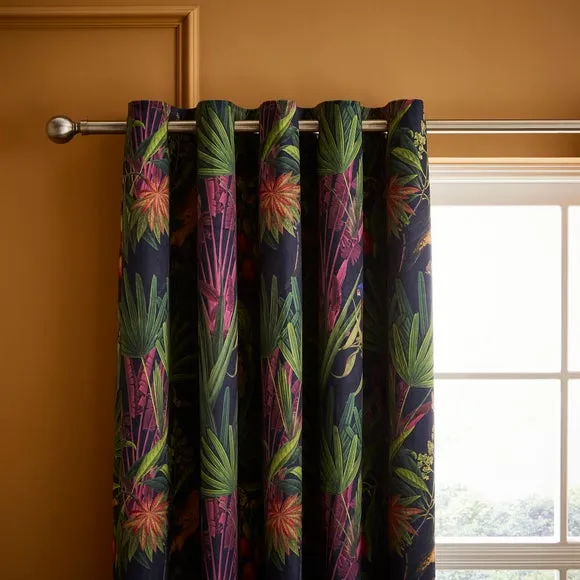Tropical Treasures Eyelet Curtains 1