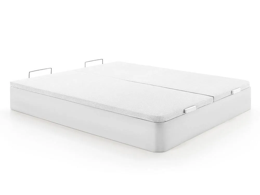 Vente-unique Ottoman Storage Bed Base - 180 X 200 Cm - Matt White - HESTIA By YSMÉE 5