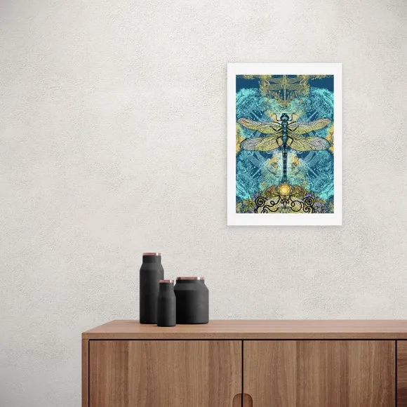 East End Prints Spirited Dragonfly Print 1