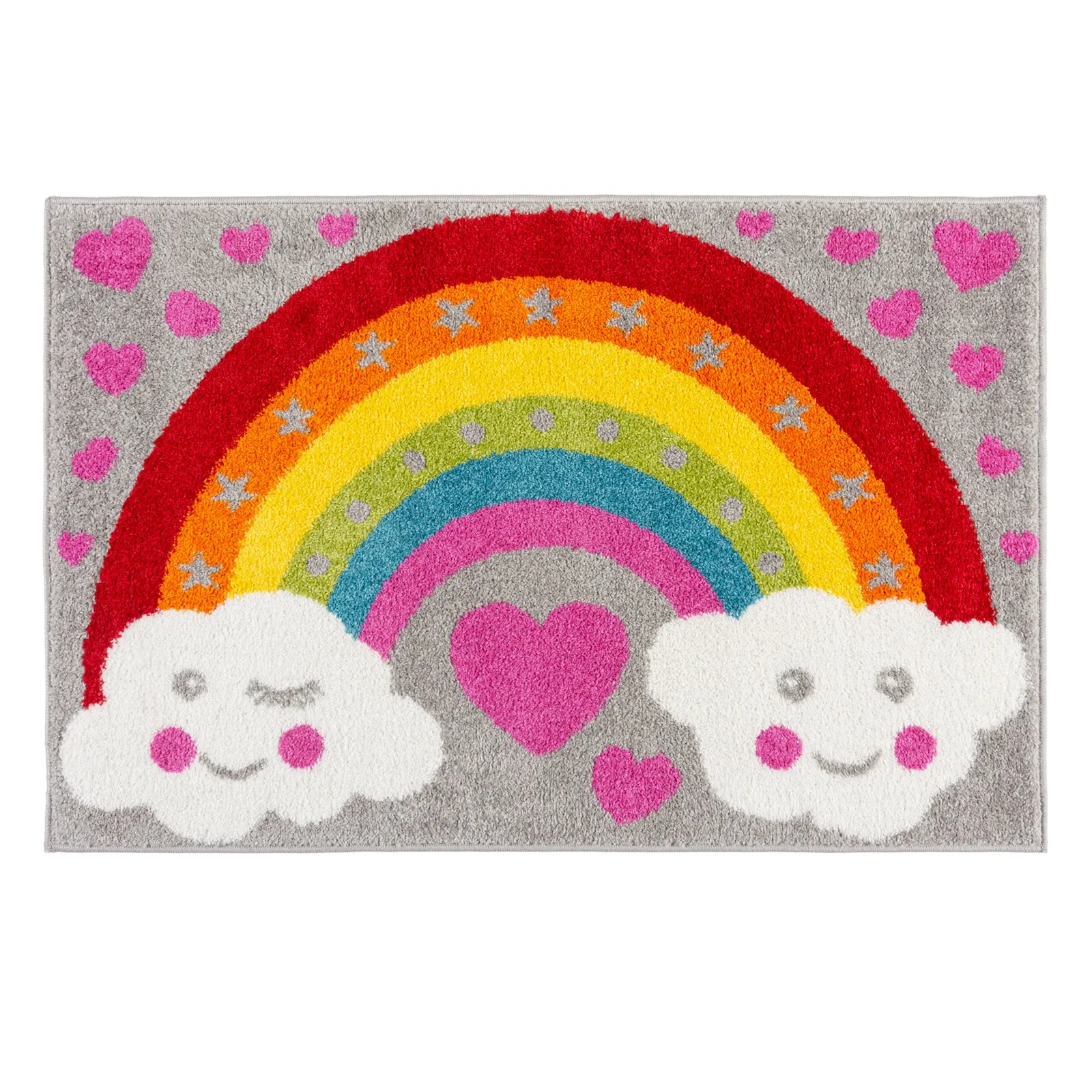 Rainbow For Heroes Rug MultiColoured