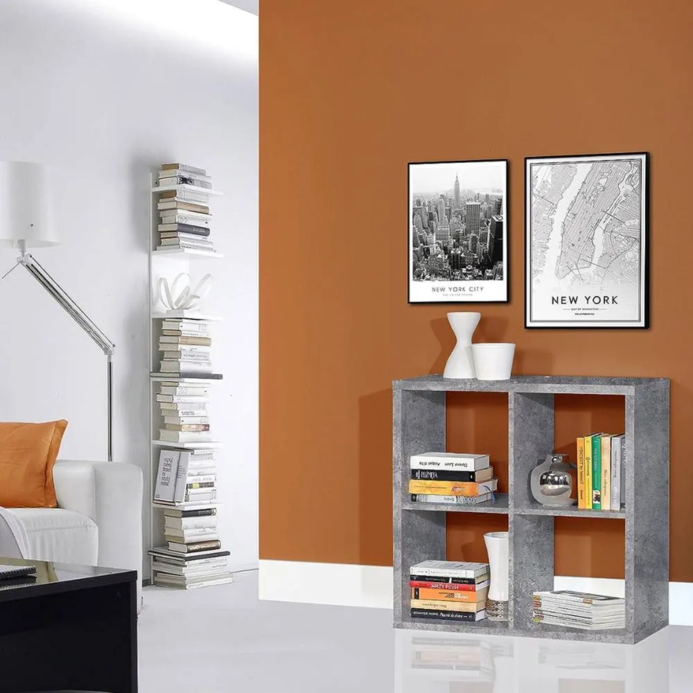 Furniture To Go Mauro 2x2 Storage Unit in Grey 2
