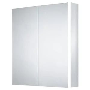 Sensio Grantham Bluetooth LED Double Door Bathroom Cabinet - 700 x 670mm