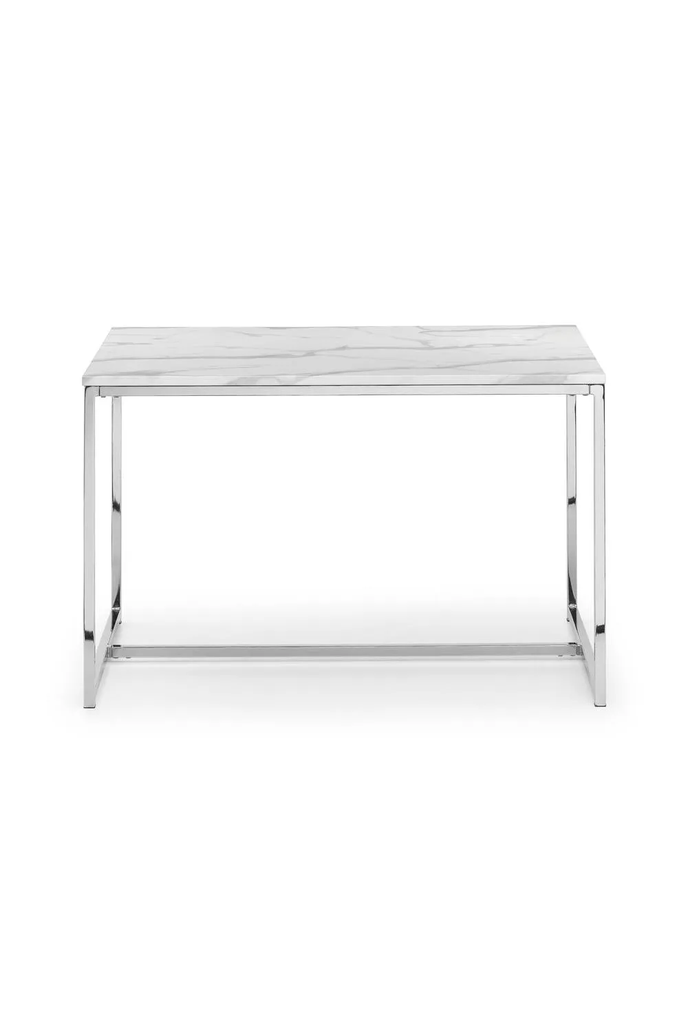 Julian Bowen Scala Rectangular 4-6 Seater Dining Table in Silver 3