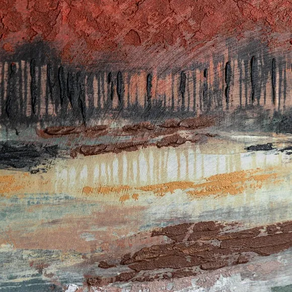 Cedar and Sage Autumn Colour Framed Canvas 3