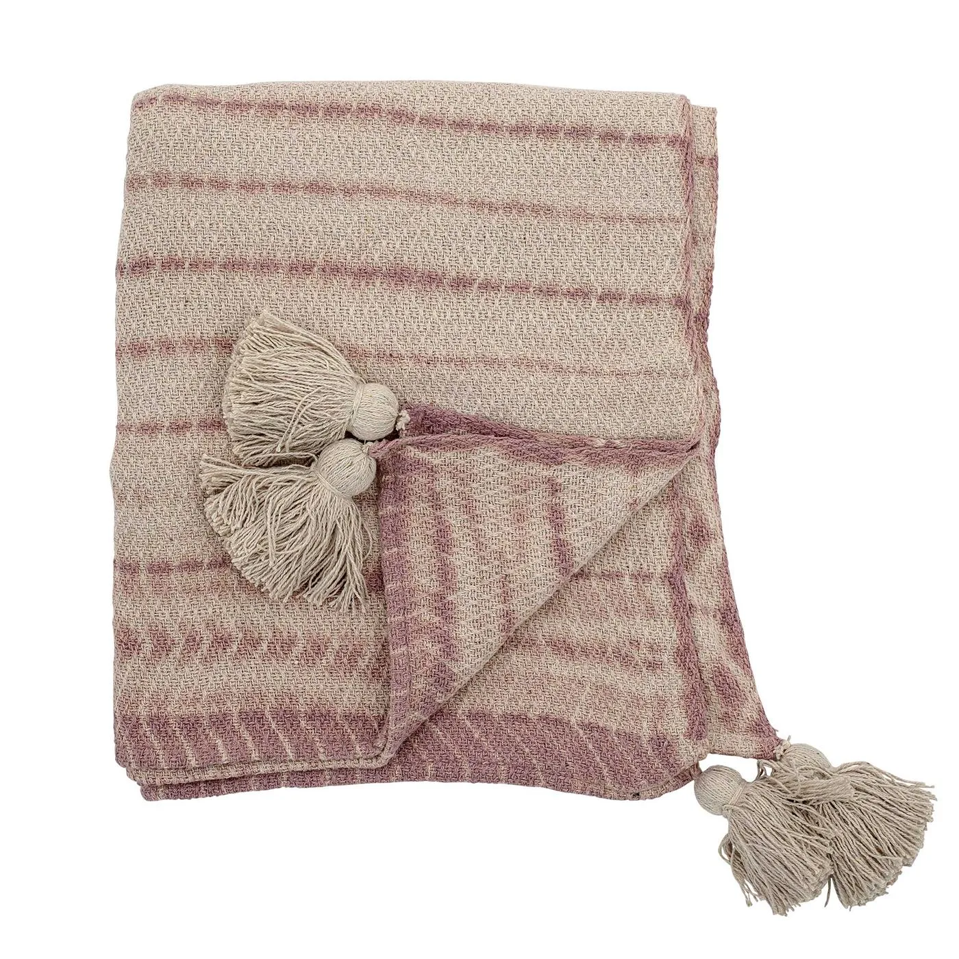 Textured Throw, Blush